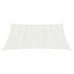Berkfield Home Sunshade Sail 160 g/m ² White 2x4.5 m HDPE - thumbnail 2