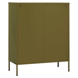 Berkfield Home Storage Cabinet Olive Green 80x35x101.5 cm Steel - thumbnail 6