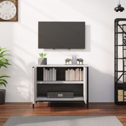 Berkfield Home TV Cabinet with Doors Grey Sonoma 60x35x45 cm Engineered Wood - Size: 60 x 35 x 45 cm - thumbnail 3