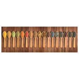 Berkfield Home Kitchen Floor Mat Washable Spoon 45x150 cm - thumbnail 2