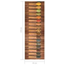 Berkfield Home Kitchen Floor Mat Washable Spoon 45x150 cm - thumbnail 6