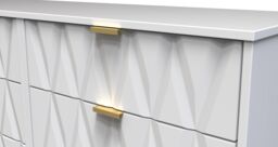 Ready Assembled 2 U Dallas 6 Drawer Chest (Ready Assembled) in White - thumbnail 4