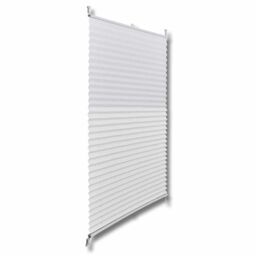 Berkfield Home Plisse Blind 90x100cm White Pleated Blind - Size: 90x100 cm - thumbnail 3