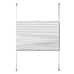 Berkfield Home Plisse Blind 90x100cm White Pleated Blind - Size: 90x100 cm - thumbnail 4
