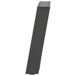 Berkfield Home Coffee Table Legs U-Shaped 2 pcs Anthracite 38x(42-43) cm Steel in Black - thumbnail 6