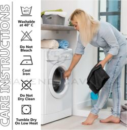 GAVENO CAVAILIA 2 Pack Bamboo Towel in Black - thumbnail 4