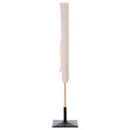 Wyld and Coco Garden Market Parasol Beige 2.32m Steel Pole Outdoor Shade - thumbnail 8