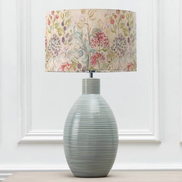 Voyage Maison Epona Table Lamp With Hedgerow Eva Lampshade in Blue - image 1