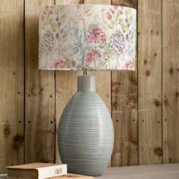 Voyage Maison Epona Table Lamp With Hedgerow Eva Lampshade in Blue - thumbnail 2
