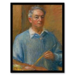 Artery8 William James Glackens Framed Wall Art Print Artist Self Portrait - Size: A4 - thumbnail 1