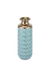 Hill Interiors Seville Collection Paragon Flute Vase in Metallic Gold - thumbnail 1