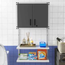 Kelvenix Metal Wall Cabinet Garage Storage Cabinet in Grey - Size: 10000mm x 520mm - thumbnail 3