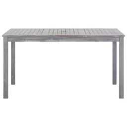 Berkfield Home 5 Piece Outdoor Dining Set Grey Solid Acacia Wood - thumbnail 3
