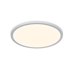 Nordlux Oja Ceiling Light White Plastic LED 3000/4000k Mains 29cm