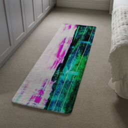 Benjamin Tate Design Fluorescent Countryside Runner Rug in Natural - Size: 67 cm x 230 cm - thumbnail 4