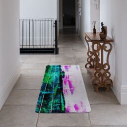 Benjamin Tate Design Fluorescent Countryside Runner Rug in Natural - Size: 67 cm x 230 cm - thumbnail 3