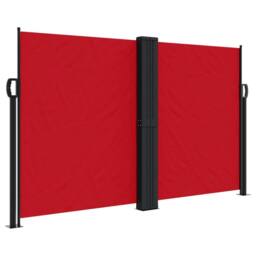 Berkfield Home Retractable Side Awning Red 140x1200 cm - thumbnail 2