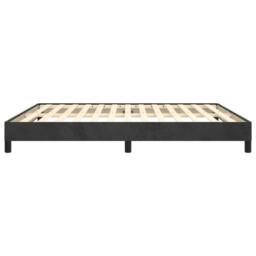 Berkfield Home Bed Frame Black 180x200 cm Super King Velvet - thumbnail 6