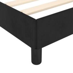 Berkfield Home Bed Frame Black 180x200 cm Super King Velvet - thumbnail 7