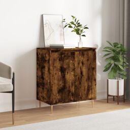 Berkfield Home Sideboard Smoked Oak 60x35x70 cm Engineered Wood in Brown - Size: 60 x 35 x 70 cm