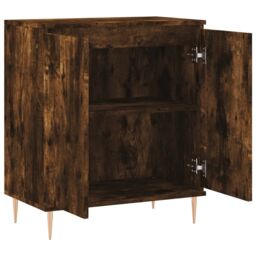 Berkfield Home Sideboard Smoked Oak 60x35x70 cm Engineered Wood in Brown - Size: 60 x 35 x 70 cm - thumbnail 6