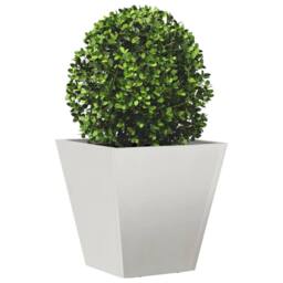 Berkfield Home Garden Planters 30x30x30 cm 2 pcs Stainless Steel in Silver - Size: 30 x 30 x 30 cm - thumbnail 4