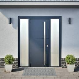 Berkfield Home Garden Planters 30x30x30 cm 2 pcs Stainless Steel in Silver - Size: 30 x 30 x 30 cm