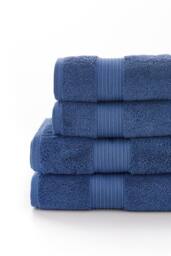 Deyongs Bliss Pima Supersoft Fluffy Cotton 650gsm Towels in Dark Blue - thumbnail 2