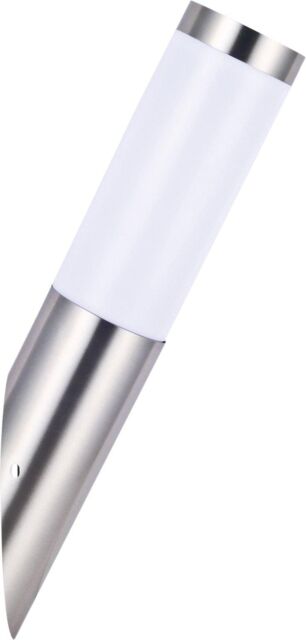 Luxform 230v Atlanta Angled Wall Light Stainless Steel in Silver - image 1