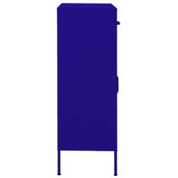 Berkfield Home Storage Cabinet Navy Blue 80x35x101.5 cm Steel