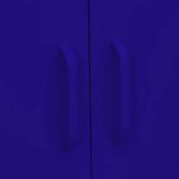 Berkfield Home Storage Cabinet Navy Blue 80x35x101.5 cm Steel - thumbnail 9