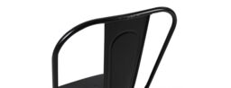 IH Design Franciscan Metal Chair Black Upcycled Industrial Vintage Mintis Pair - thumbnail 3