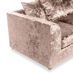 Snugg Furniture UK Limited (3+2 Seater) Aurora Crushed Velvet 3 & 2 Seater Sofa in Light Beige - thumbnail 4