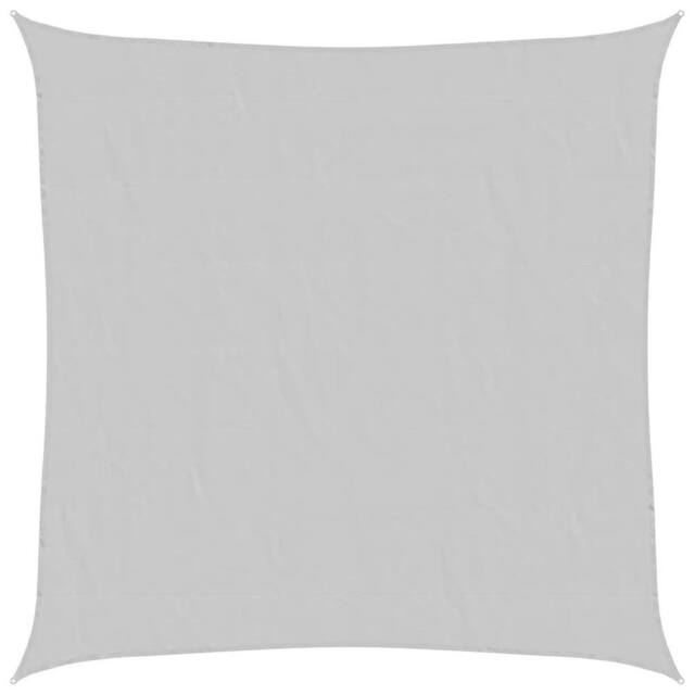 Berkfield Home Sun Shade Sail Light Grey 5x5 m 100% Polyester Oxford - image 1