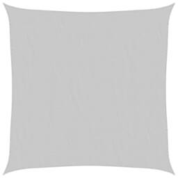 Berkfield Home Sun Shade Sail Light Grey 5x5 m 100% Polyester Oxford - thumbnail 1