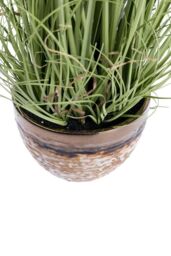 Homescapes Artificial Lavender Plant in Decorative Metallic Ceramic Pot, 66 cm in Purple - thumbnail 3
