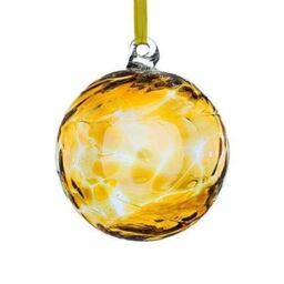 Sienna Glass Angel Orb Archangel Uriel Amber in Yellow - thumbnail 5