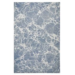 The Rug Shop UK Blue Wool Modern Abstract Easy To Clean Cotton Backing Rug - Size: 200 cm x 280 cm - thumbnail 7