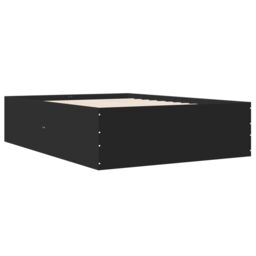 Berkfield Home Bed Frame without Mattress Black 120x200 cm - Size: Small Double - thumbnail 6