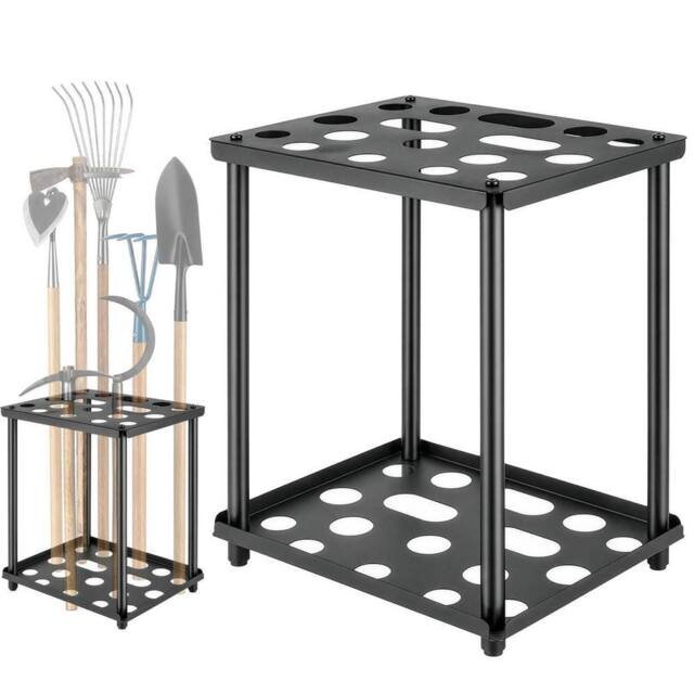 Kelvenix Garden Tool Organizer Rack Garage Holder in Black - Size: 10000mm x 520mm - image 1