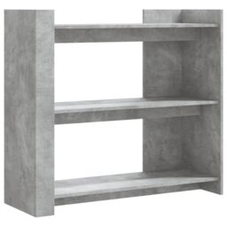 Berkfield Home Console Table Concrete Grey 100x35x90 cm Engineered Wood - Size: 100 x 35 x 90 cm - thumbnail 2