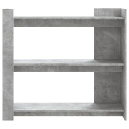 Berkfield Home Console Table Concrete Grey 100x35x90 cm Engineered Wood - Size: 100 x 35 x 90 cm - thumbnail 4