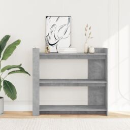Berkfield Home Console Table Concrete Grey 100x35x90 cm Engineered Wood - Size: 100 x 35 x 90 cm - thumbnail 3