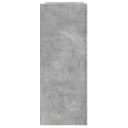 Berkfield Home Console Table Concrete Grey 100x35x90 cm Engineered Wood - Size: 100 x 35 x 90 cm - thumbnail 5