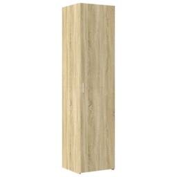 Berkfield Home Slim Storage Cabinet Sonoma Oak 45x42.5x225 cm Engineered Wood in Brown - thumbnail 6