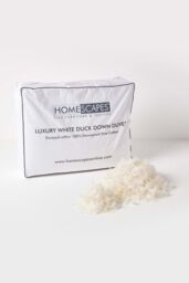 Homescapes Luxury White Duck Down 4.5 Tog Summer Duvet - Size: Single - thumbnail 4