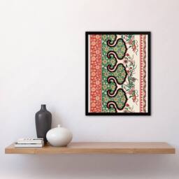 Artery8 Owen Jones Ornamental Floral Motif Pattern Framed Wall Art Print - Size: A4 - thumbnail 4