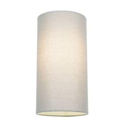 Happy Homewares Contemporary & Stylish Linen Fabric Lamp Shade in Grey - Size: 6 inches - thumbnail 2