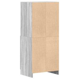 Berkfield Home Kitchen Cabinet Grey Sonoma 57x41.5x131.5 cm Engineered Wood - thumbnail 7