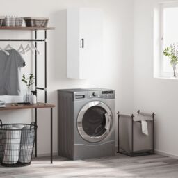 Berkfield Home Wall Mounted Cabinet White 34.5x34x90 cm